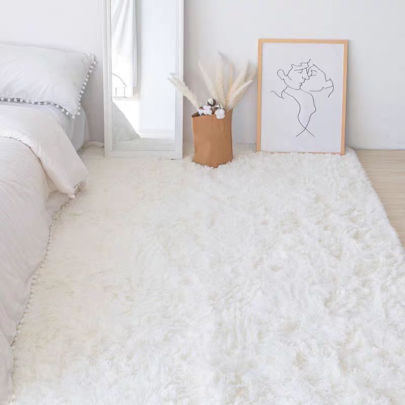 Indoor Plush Long-Haired Carpet - Non-Slip, Dirt-Resistant, Suitable for Living Room, Bedroom, Interior Decoration & Home Furnishing Large Tie-Dyed Shag Area Rug