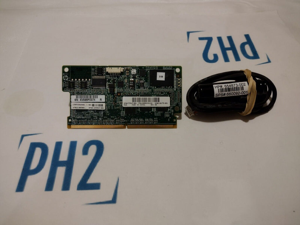 Cache Module Hpe HP 633543-001 2GB P-Series Smart Array FBWC Cache Module with 660092-0