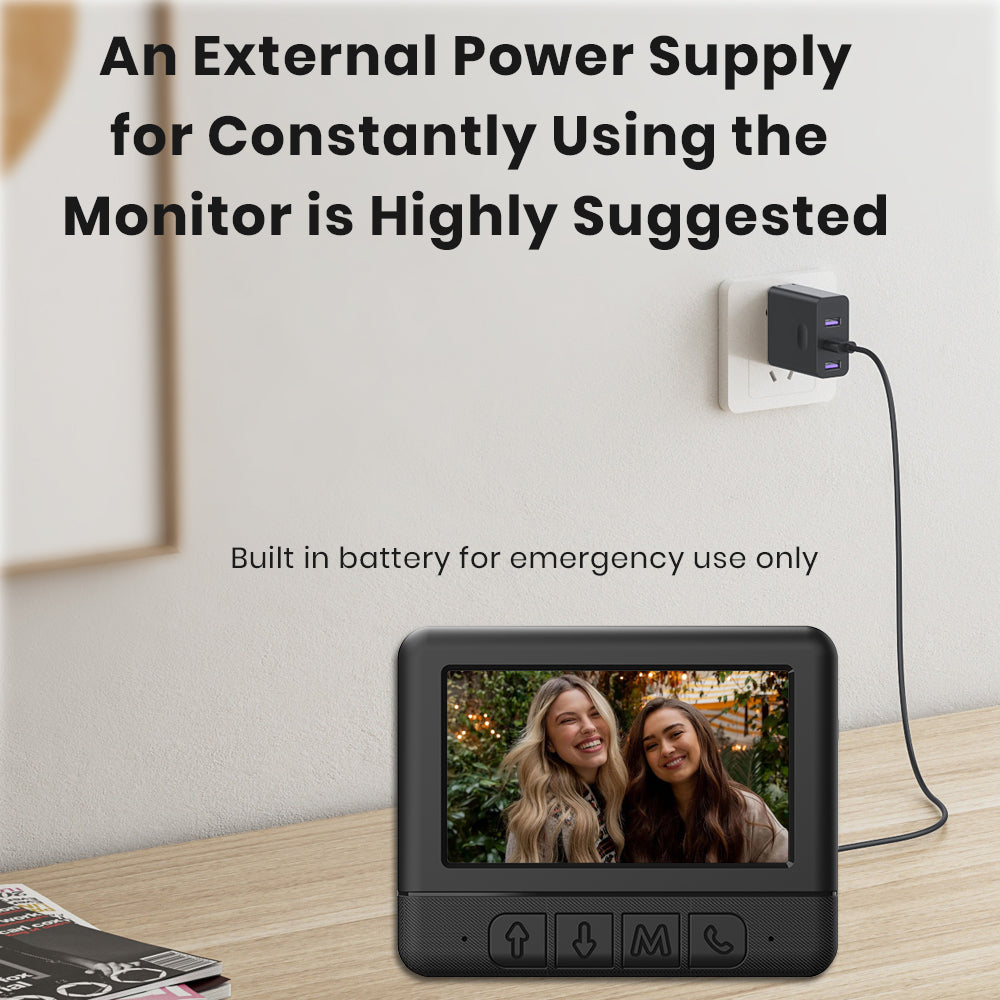 Smart Visual Intercom Video Doorbell PIR Motion Infrared Night Vision + Wireless Chime+Overall device waterproof+WIFI FREE Cloud Save