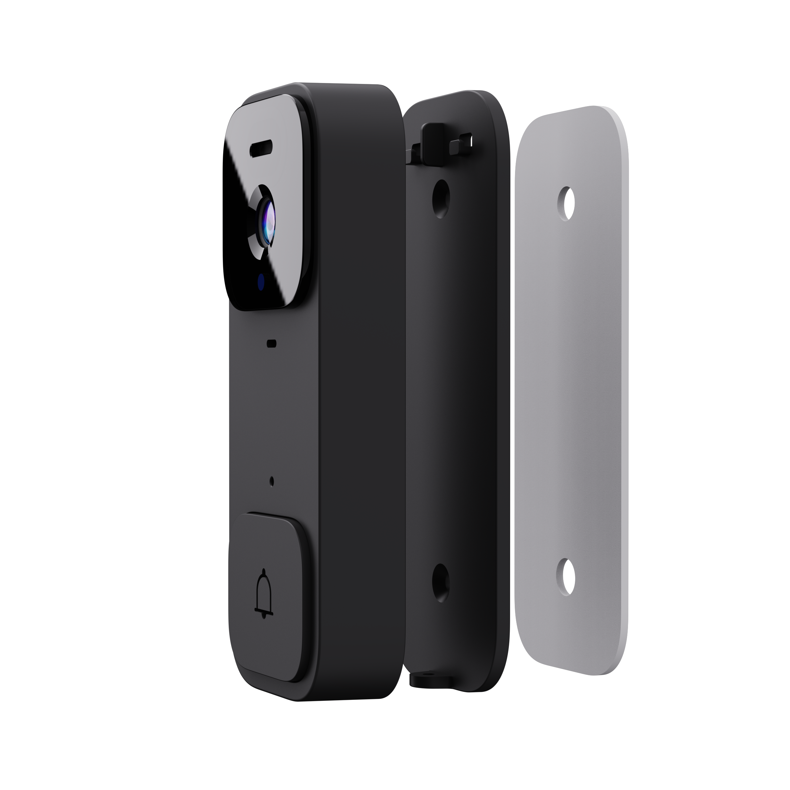 Smart Visual Intercom Video Doorbell PIR Motion Infrared Night Vision + Wireless Chime+Overall device waterproof+WIFI FREE Cloud Save